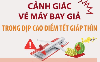 Cảnh giác vé máy bay giả trong dịp cao điểm Tết Giáp Thìn