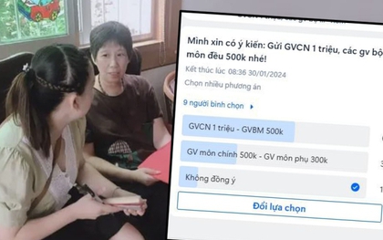 Bức xúc với yêu cầu trích quỹ lớp để lì xì Tết giáo viên, một phụ huynh gay gắt: "Lần này, mình quyết làm đến cùng!"