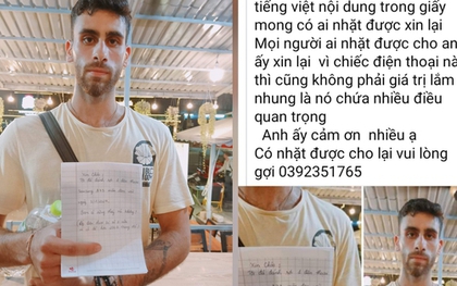 Cộng đồng Phú Quốc giúp du khách ngoại quốc tìm điện thoại bị mất