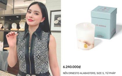 Đoàn Di Băng ''flex'' chiến tích shopping tại gian hàng "quý tộc" của Thái Công: Bình hoa 32 triệu, dàn nến thơm gần 50 triệu