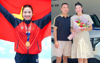 Nữ trung úy xinh đẹp từng hoãn cưới để giành HCV SEA Games lấy chồng quân nhân: Vừa sắm xế hộp sang, bụng bầu to vượt mặt