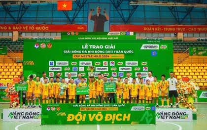 U11 SLNA bị tước chức vô địch: VFF chứng minh gian lận tuổi, giữ nguyên án phạt