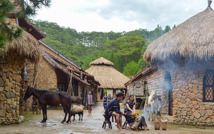 Dạo chơi ở làng Cù Lần ở Lâm Đồng