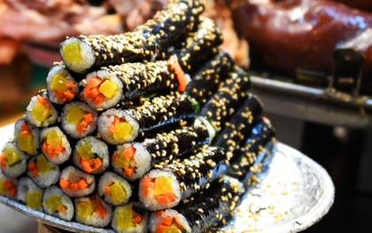 Món ăn gimbap của Hàn Quốc lao đao trên thị trường ăn uống