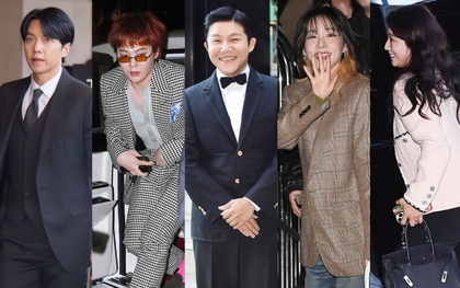 Đám cưới quy tụ nửa Kbiz: G-Dragon cực chất, Lee Seung Gi - Taeyang sánh đôi bà xã chưa hot bằng khoảnh khắc Park Shin Hye chạy vội