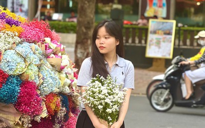 Những bó cúc hoạ mi 'sống sót' sau mưa lũ khoe sắc giữa phố phường Thủ đô