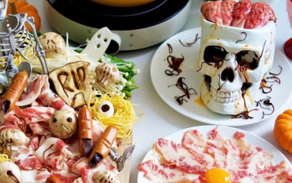 Dân mạng so tài bằng các mâm tiệc Halloween 'nhìn là giật mình'