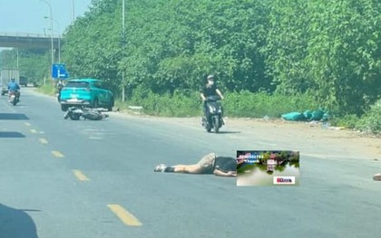 Hà Nội: Truy tìm ô tô va chạm làm một người điều khiển xe máy nhập viện