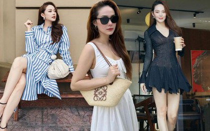 Mê mẩn style diện váy trẻ xinh và tôn dáng của "chị đẹp" Minh Hằng