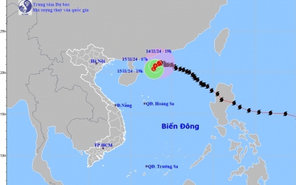 Tin bão trên biển Đông: Bão mạnh cấp 8, giật cấp 10