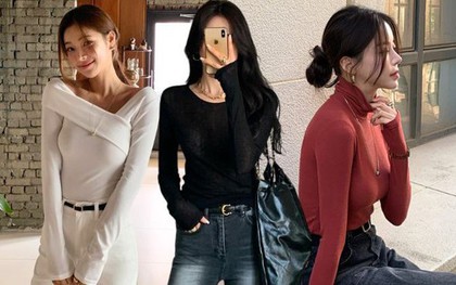 10 cách phối áo thun dài tay và quần jeans trẻ trung