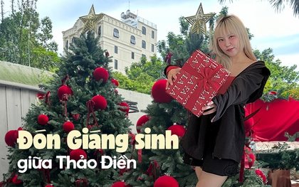 Xuất hiện biệt thự cà phê mùa Giáng sinh tại Thảo Điền khiến ai cũng tấm tắc "đẹp như nước ngoài!"