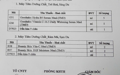 Diễn biến nóng vụ “Giám đốc bệnh viện giải thích vụ tiêm mỹ phẩm thoa vào da”