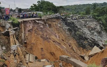 Lở đất ở Congo khiến ít nhất 9 người thiệt mạng, hầu hết là trẻ em