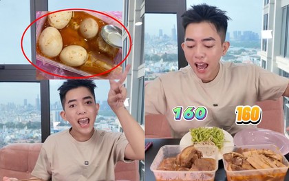 Hộp thịt kho tàu 160k chỉ có 2 miếng và 4 quả trứng "trắng nhách": 1 TikToker lập tức "vào cuộc" kiểm chứng