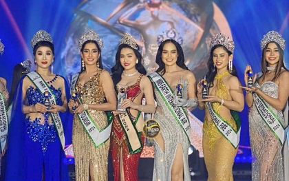 Người đẹp Vũ Thị Hoa đăng quang Mrs Earth International 2024