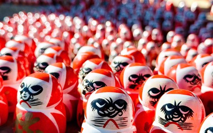 Bí mật ở nơi lưu giữ hàng nghìn búp bê cầu may Daruma