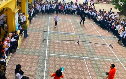 Pickleball đã xuất hiện tại trường học ở Hà Nội