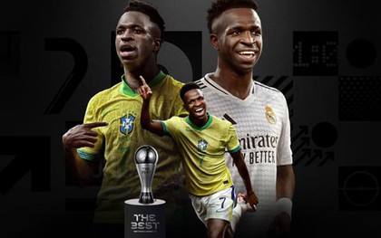 FIFA The Best: Vinicius xuất sắc nhất thế giới, Messi hạng 6