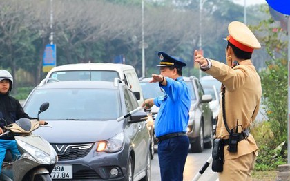 Phân luồng 6 hướng xe ra vào Hà Nội dịp cuối năm và Tết Ất Tỵ