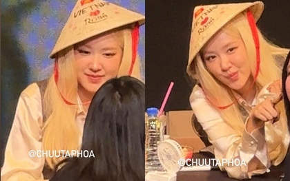 Rosé đội nón lá trong buổi fansign, chắc nịch đúng 2 từ về chuyện trở lại Việt Nam