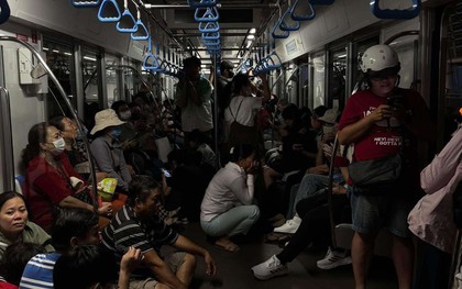 TP.HCM mưa lớn trái mùa, Metro Bến Thành - Suối Tiên phải tạm dừng hoạt động