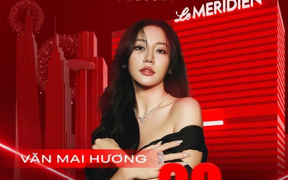 Văn Mai Hương cháy hết mình tại sân khấu Countdown của Le Méridien Saigon x Red Ruby: “Starlight Countdown Night 2025”