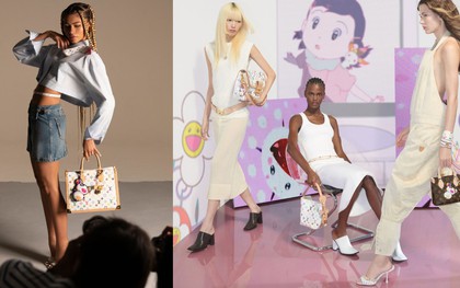 Louis Vuitton mang thời hoàng kim của Y2K trở lại trong BST tái hợp Takashi Murakami