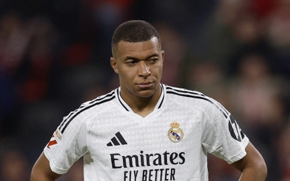 Mbappe hóa tội đồ, Real Madrid thua đau trước Athletic Club