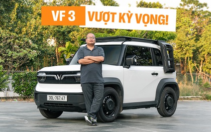 Mua VinFast VF 3 cho vợ nhưng thích quá lấy dùng ké, kỹ sư ô tô chia sẻ: ‘Thay đổi hẳn thói quen, nuôi rẻ như xe máy’