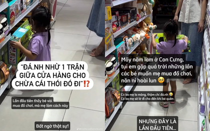 4 triệu người ngơ ngác trước cách dạy con của người mẹ trẻ ở TP.HCM khi con đòi mua đồ chơi tại cửa hàng