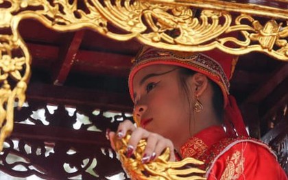 “Tướng bà” 10 tuổi được bảo vệ nghiêm ngặt tại lễ khai hội đền Gióng