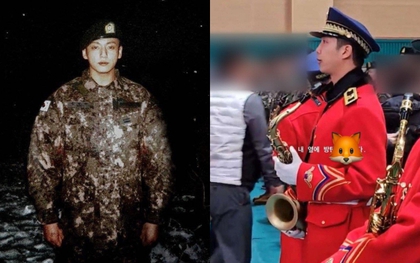 BTS nhập ngũ: Người mãi mới lộ mặt cho fan ngắm, người tham gia ban nhạc quân đội còn debut thành... nghệ sĩ saxophone!
