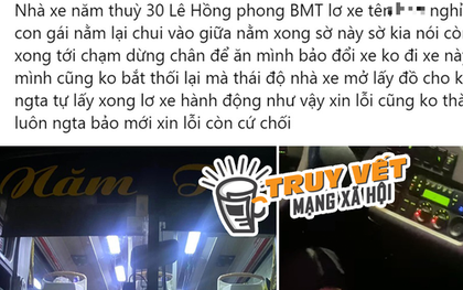 Xôn xao thông tin cô gái "tố" tài xế xe khách sàm sỡ