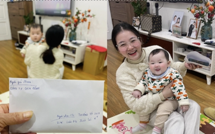 Chồng tặng vợ phong bao kèm nội dung "Thưởng Tết 2024 cho vị trí làm mẹ xuất sắc", hội chị em nháo nhào "tag" chồng