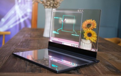 Chiếc laptop ảo diệu nhất thế giới vừa được trình làng, màn hình trong suốt có thể nhìn xuyên qua!