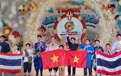 Học sinh Việt Nam giành 12 Huy chương Vàng Tìm kiếm tài năng Toán học quốc tế