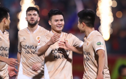 Bảng xếp hạng Vua phá lưới V-League: Quang Hải cạnh tranh cùng dàn ngoại binh