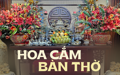 Thực hư chuyện cắm hoa ly trên bàn thờ làm hao tổn tài lộc, gia đạo ly tán?