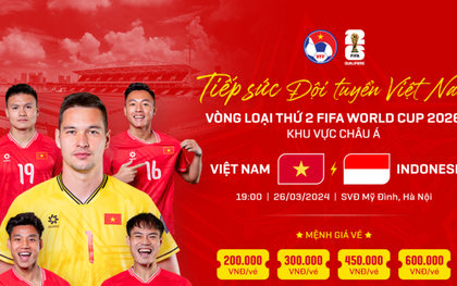 Vé xem trận đấu Việt Nam vs Indonesia mua ở đâu, giá bao nhiêu?