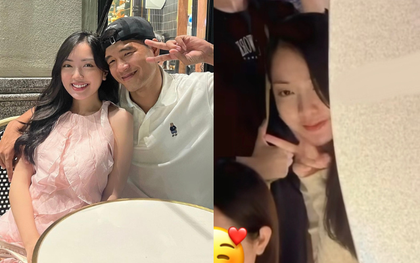 Lộ ảnh đi chơi của vợ Hà Đức Chinh, gương mặt có phần kém sắc hơn khi mang bầu