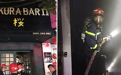 Cháy quán bar ở Hải Phòng, khói đen và khí độc lan khắp nhà