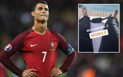 Ronaldo khoe hình tại khu nghỉ dưỡng có giá 175 triệu/đêm, fan sốc khi thấy đôi chân biến dạng của CR7