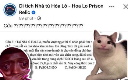 Team Hỏa Lò "cầu cứu" netizen trước bài tập môn Hóa có tình tiết lạ, các học bá chung tay giúp vẫn chưa ra kết quả