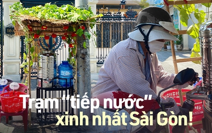 Quá trời dễ thương với trạm tiếp nước miễn phí xinh xẻo nhất Sài Gòn!