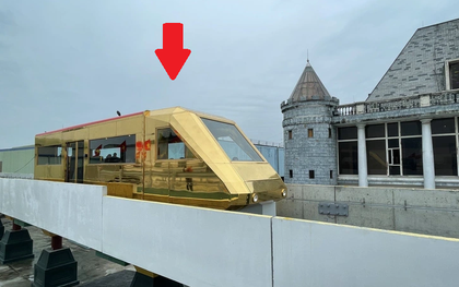 Một đại gia công bố bản quyền công nghệ làm đường sắt trên cao "hiện đại nhất" VN, chạy thử tàu dát vàng