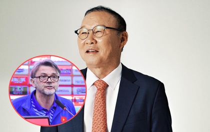 Ông Park Hang-seo diện vest lịch lãm thông báo tin vui giữa lúc HLV Troussier nhận "cơn phẫn nộ" của người hâm mộ