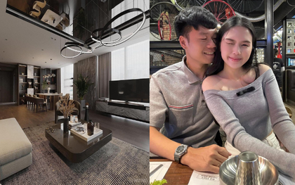 Vợ hotgirl của Thành Chung hé lộ bản thiết kế sau hai năm ở căn hộ cao cấp: Phòng khách tường kính cực xịn xò, view ngắm trọn Hà Nội