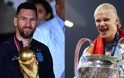 Erling Haaland cuối cùng cũng thừa nhận Messi hay nhất thế giới