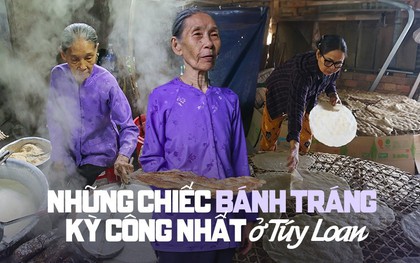 Về thôn Túy Loan xem cụ bà 84 tuổi làm những chiếc bánh tráng được công nhận là Di sản văn hóa phi vật thể quốc gia